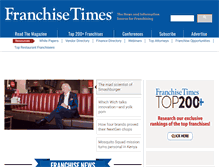 Tablet Screenshot of franchisetimes.com